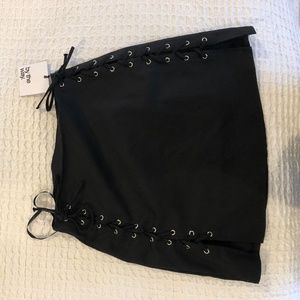 Black Tie/Lace Up Skirt